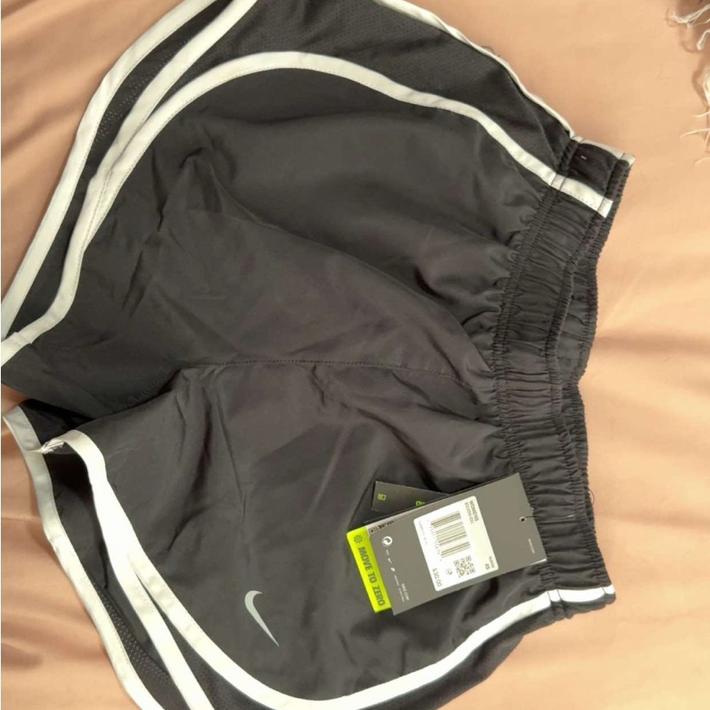 Nike Women's Athletic Shorts - Black and White